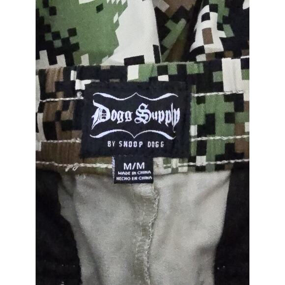 Dogg Supply by Snoop Dogg Men's Elastic Waist Green Cargo Shorts Size Medium - Picture 7 of 8